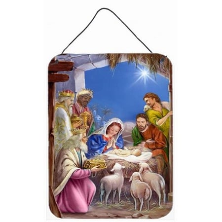 Carolines Treasures APH5603DS1216 The Wise Men At The Nativity Christmas Wall Or Door Hanging Prints
